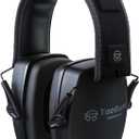 SHOTMUFFS A – Passive Shooting Ear Protection Earmuffs, NRR 25 dB, Gun Range Hearing Protection for Shooters, 3.94 inches x 4.72 inches x 5.12 inches