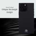 Cocomii - Rectangle Case Compatible with iPhone 16 Pro - Compatible with MagSafe, Soft Touch Silicone, Microfiber Lining, Magnetic Phone Case for iPhone 16 Pro 6.3 inch, Black