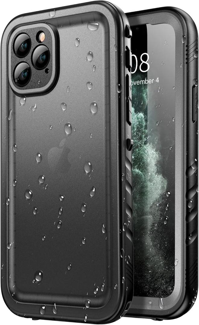 SPORTLINK Waterproof Case for iPhone 11 Pro, Full Body Heavy Duty Protection Full Sealed Cover Shockproof Dustproof Built-in Clear Screen Protector Rugged Case for iPhone 11 Pro 5.8 Inch