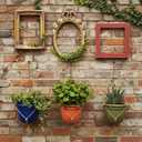 Novabright 3 Pcs 8 x 6 Inches Vintage Picture Frames Ornate Retro Resin Empty Baroque Photo Frames for Wall Gallery DIY Tabletop Home Office Art Photography Holiday Party Decoration(Gold,Oval)