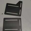 2 PCS Bed Frame Brackets Adapter for Headboard Extra, Full to Queen Conversion Kit, Heavy Duty Bed Modification Plate, Headboard Attachment for Metal Bed Frame, Headboard Adapter Kit with Hardware