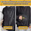 Yostyle Electrostatic Pet Hair Remover Glove - Reusable Electrostatic Pet Hair Removal Gloves for Couch, Carpet, Double Sided Grooming Glove for Cat & Dog Hair, Upgraded Static Removal Tool (1)