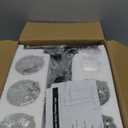 Dining Room Light Fixture Over Table, 5-Light Kitchen Island Lighting Hanging, Farmhouse Linear Chandelier for Dining Room, Matte Black Pendant Light Fixtures with Clear Glass Shade for Kitchen Island