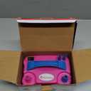 IDAODAN Electric Balloon Pump, Portable Electric Balloon Blower Machine Balloon Air Pump Dual Nozzle Rose Red 110V 600W Balloon Inflator for Party Decorations