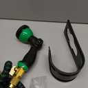 50 ft Expandable Garden Hose - Kink Free Flexible Water Hose with Thumb-Controlled 10-Function Nozzle, 3/4 Solid Connectors, Durable 3750D Fabric, 4-Layer Latex Core