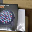 Par Lights Stage Lights Uplights LED RGB Lighting DMX512 Sound Activation Multiple Lighting Modes Party Light for DJ, Disco, Stage, Wedding - 4 Packs