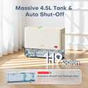 Dehumidifier for Basement with Drain Hose and 1.2 Gal Tank, Max 21 Pints/D | 2025 German iF Design Award, 1500 Sq.Ft Dehumidifiers for Home RV Bathroom Bedroom, Child Safety Lock, Auto Shut Off