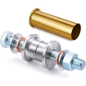 Yaocom 2pcs 1 Inch Drain Pipe Flaring Tool and Brass Drain Pipe Set Boat Drain Pipe 3 x 1 Inches Boat Drain Plugs for Marine Plumbing Replaces Water Marine Transom