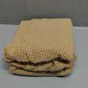 Easy-Going Stretch Ottoman Cover Folding Storage Stool Furniture Protector Soft Rectangle slipcover with Elastic Bottom(Ottoman Small,Beige)