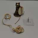 NIXUGUANG Brass Cat Wind Chime - Small Unique Outdoor Wind Chimes, Cat-Themed Garden & Porch Decor, Gift for Cat Lovers Women, Memorial Remembrance Ornaments (Type B)