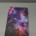 7" Kindle Fire 7 Tablet Case 9th/7th/5th Generation (2019/2017/2015 Release) with Stand Pencil Holder [Auto Wake/Sleep] Slim Smart Magnetic Folio PU Leather & TPU Back Cover, Rainbow Galaxy