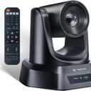 TONGVEO 3X Optical Zoom PTZ Camera HDMI USB 3.0 1080P 60fps 114-Degree Wide-Angle for Video Conference Business Meeting Live Streaming Online Learn with Zoom YouTube Teams OBS and More