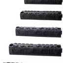 DIY Outdoor Stairs  Slip-Resistant, Durable Weather-Resistant Steps for Hillsides, Slopes, and Gardens  Eco-Friendly Lightweight Stair Solution,6-Piece Set(Black) (6, Black)