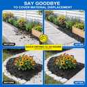 Mulch Glue for Landscaping, 1 Gallon Rock Glue & Gravel Binder, Water-Based Non-Toxic Landscape Adhesive, Weather-Resistant Mulch Anchor for Pea Gravel, Pebbles, Wood Chips & Decorative Stone