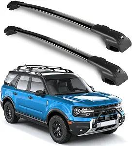 300LBS Heavy Duty Roof Rack Cross Bars Fit for Ford Bronco Sport On-Road 2021-2026, Aluminum Crossbars Rooftop Cargo Bars, Low Noise, Easy Installation for Kayak Bike Luggage