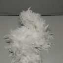 80 Gram 2 Yards Long Turkey Chandelle Feather Boa 10 Color, Great for Party, Wedding, Halloween Costume, Christmas Tree Decoration (White Color)