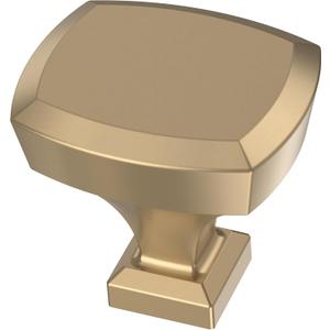 Franklin Brass 10 Pack Champagne Bronze Gold Cabinet Knobs 1-1/4 inch (32mm) Kitchen Cabinet Handles and Drawer Knobs for Cupboards, Dressers, Furniture, Bathroom Vanity |Beveled