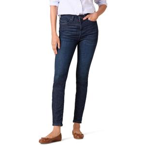 Amazon Essentials Skinny Jeans for Women, High Waist, Stretchy Denim (10 Long, Dark Wash)