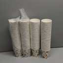 Kochorie 200 Pieces Lemonade Paper Cups 9oz Disposable Yellow Paper Cups Cold Hot Beverage Juice Drinking Cups for Lemonade Stand Supplies Summer Fruit Party