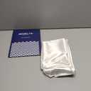 BEDELITE Satin Pillowcase for Hair and Skin, Super Soft and Cooling Similar to Silk Pillow Cases 2 Pack with Envelope Closure, Gift for Women Men(20"x26" Standard Size, Ivory)