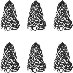 TAODAN 6PCS Billiards Table Pocket, Billiards Net Hollow Out Pool Table Pocket Nets, Billiards Nets Pool Table Pocket Net, Replacement Snooker Table Cotton Heavy Bags Pool Table Accessories, Black