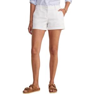 vineyard vines Women's Herringbone 3.5" Every Day Short (0, White Cap)