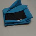 H.VERSAILTEX 100% Blackout Valances for Windows,Valances Farmhouse Window Treatment Drapes for Small Windows Kitchen Living Room RV Vintage 18 Inch Rod Pocket 2 Panels Turquoise Blue