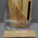 Nuoex Montessori Bookshelf for Toddler 15 Years, Kids Wooden 5Tier Front Facing Book Display Shelf with Chalkboard for Bedroom,Playroom,Classroom,Book Rack Organizer, Natural