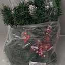 DR.DUDU 15 Inch Outdoor Christmas Decorations Urn Filler for Front Porch 2 Pack Lighted Christmas Pot Fillers with Stake, Xmas Pine Trees with Timer for Outside Home Décor