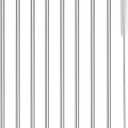 Stainless Steel Straws Metal Reusable Drinking Straw for Juice Iced Coffee Cold Beverage Water Highball Glasses 20oz Tumblers Mugs Cups, 0.24" 6mm Wide 215mm Long, Set of 8 with Brush, Silver (0.24" Width x 8.46" Length)