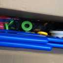 Giant 4 Row Game with Carrying Bag and Mesh Fabric .Giant 4-to-Score Game Set Suitable for Indoor and Outdoor Holiday Parties and Family Gatherings. Blue red