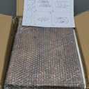 Garvee 3 Tier End Table, Tall Side Table with Storage, Telephone Tables with Metal Frame Small Nightstand for Small Spaces for Living Room Bedroom Sofa Couch Hall Easy Assembly Brown