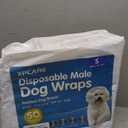 Disposable Male Dog Wraps, S Size, 50 Diapers