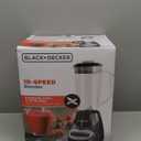 BLACK+DECKER Crush Master Blender, 10-Speeds with Stainless Steel Blades, Black, BL2010BP
