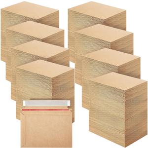 Affrolling 1000 Pcs 6.5 x 4.5 Inch Rigid Photo Mailers Cardboard, Brown