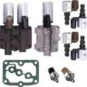 Transmission Solenoid Kit for Hond-a Accord Odysse-y Pilo-t TL CL MDX Replace#28250-P6H-024 28250-P7W-003 28400-P6H-013 28500-P6H-013