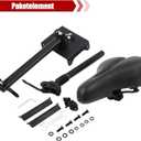 Electric Scooter Seat Saddle,Adjustable Height Double Damping Comfortable Saddle Compatible with Ninebot Max G30 Electric Scooter
