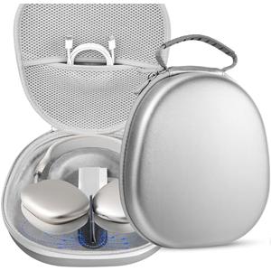 Joyleop for AirPods Max Case - Sleep Mode Support, No More Headphone Unresponsive by Case, Hard Organizer for Travel, Sliver