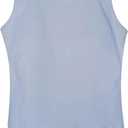 Tops Women Sleevelesss Tees Bow Backless Vest with Padded Solid Outwear Tank Top Skinny Hipster Street Vests (One Size, Blue)