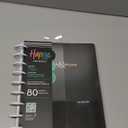 Happy Planner Goal Setting Disc Bound Journal, 80 Pages, Guided Journal for Goals and Habits Tracking, Personal Care and Wellness, 4 Dividers, Mauve Theme and