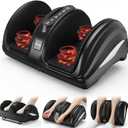 TISSCARE Foot Massager for Neuropathy: Shiatsu Feet Massager with Heat for Plantar Fasciitis, Pain Relief, Circulation, Deep Kneading Relaxation Massage for Women Men