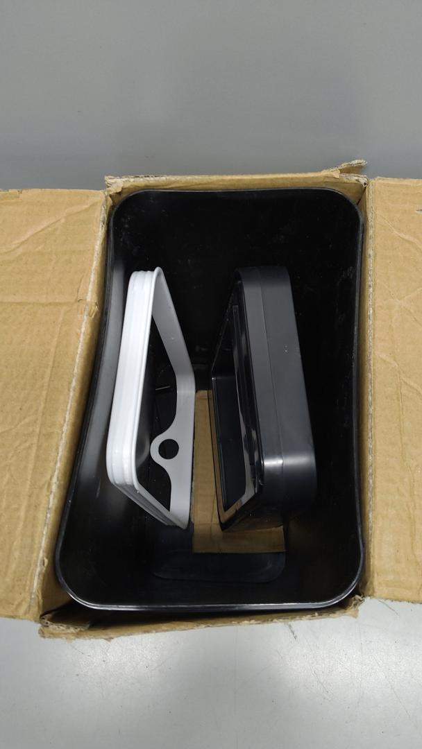 Yatmung Touchless Bathroom Trash Can  2.5 Gallon Smart Trash Can Sensor Motion  Skinny Trash Bin with Lid  Electric, Narrow, Plastic, Auto Open  Small Slim Automatic Garbage Can (Black)