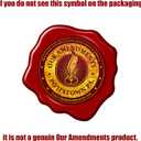 Our Amendments United States Constitution, Authentic Replica Printed on Antiqued Genuine Parchment. 12.5 x 19