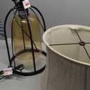 StyleCraft Malvern Industrial Table Lamp - Amber / Black