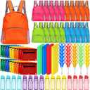 24 Sets Bulk Backpacks with School Supplies Donation Kit, Basic