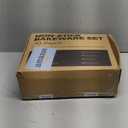 Terlulu 10-Piece Baking Pans Set, Bakeware Sets Nonstick, Baking Set for Oven Cooking, Stackable Carbon Steel Set Include Cookie Sheets, Muffin Pan, Cake Pan, Pizza Pan, Loaf Pan, Roasting Pan, Black