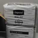 Depend Real Fit Adult Diapers, Incontinence Underwear for Men, Disposable, Maximum Absorbency, Small/Medium, Black, 72 Count, Packaging May Vary