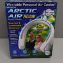 Arctic Air Freedom Personal Air Cooler - Portable 3-Speed Neck Fan, Hands-Free Wearable Design, Lightweight, Cordless And Rechargeable