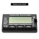 QWORK RC Battery Capacity Checker 2–7S LiPo Li‑ion NiMH – 2 Pack, Multi‑Mode Voltage Display for Drone, RC Car & Airplane