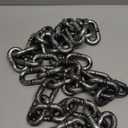 Zcaukya 2 Pcs Halloween Plastic Chain, 6 FT Halloween Props Fake Chains, Plastic Chain Links Creepy Costumes Accessories Haunted House Decor